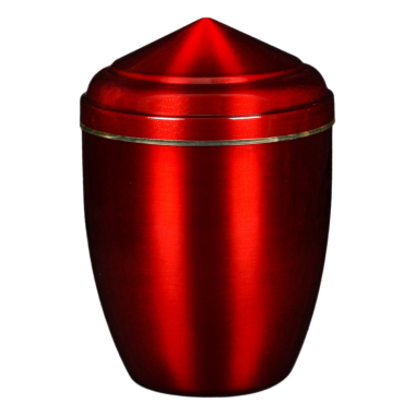 Urne liseret doré bordeaux