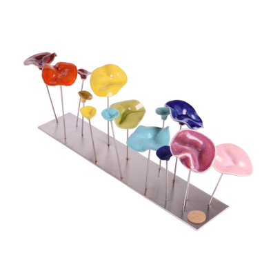 Champs de fleur - Arc en ciel 45x15x15cm