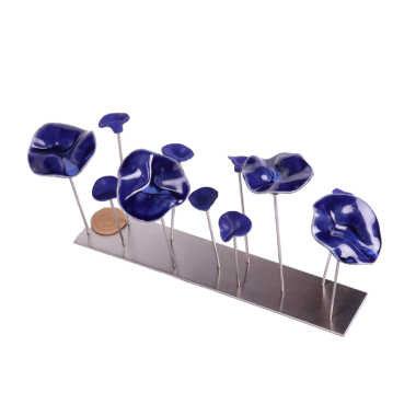 Champs de fleur - Bleu 36x12x15cm
