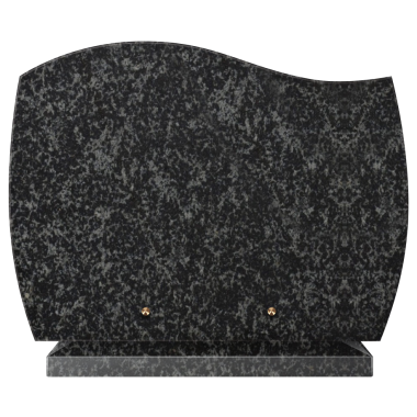 Plaque funéraire personnalisable rectangle-arrondi 40x30cm - Impala