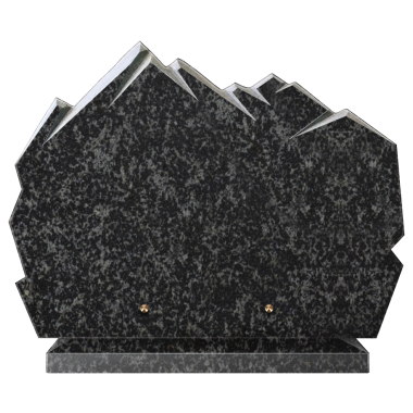 Plaque funéraire personnalisable montagne 40x30cm - Impala