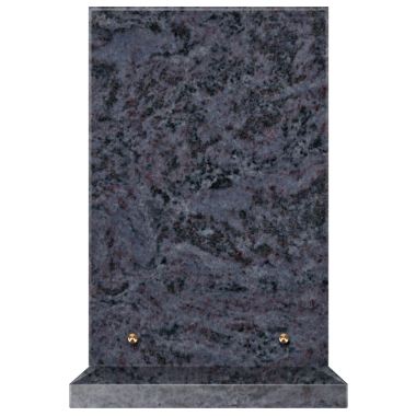 Plaque funéraire personnalisable rectangle-verticale 20x30cm - Mass Blue