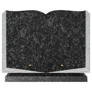 Plaque funéraire personnalisable livre 35x25cm - Impala