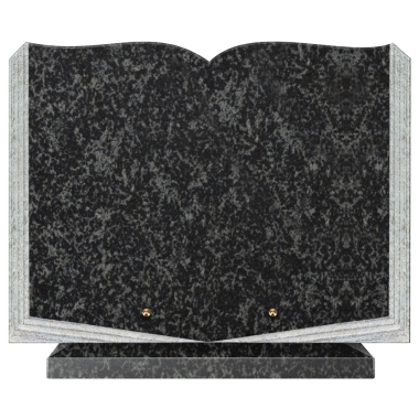 Plaque funéraire personnalisable livre 40x30cm - Impala