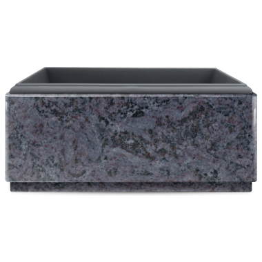 Jardinière assemblée 50x19x21cm - Mass Blue