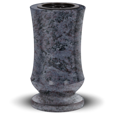 Vase Tourné 28cm - Mass Blue