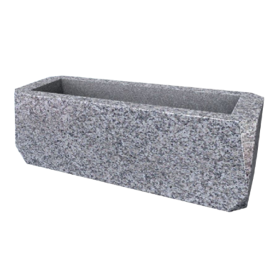 Jardinière massive 8 pans personnalisable 60x20x20