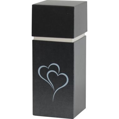 Urne dispersion carrée motif coeurs