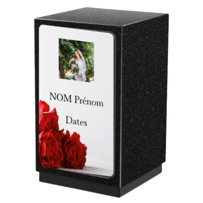 URNE PERSONNALISABLE GRANIT MARLIN MOYENNE