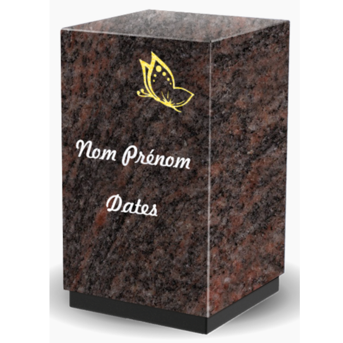 URNE PERSONNALISABLE GRANIT HIMALAYA GRANDE