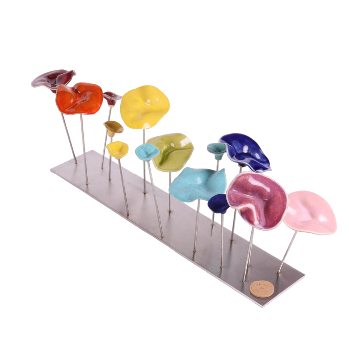 Champs de fleur - Arc en ciel 45x15x15cm