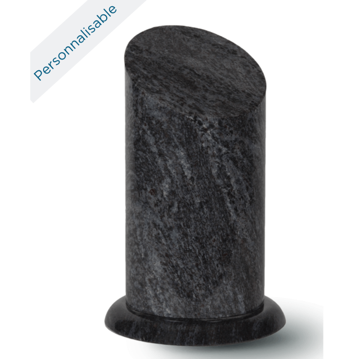 Urne PERSONNALISABLE granit colonne Mass Blue