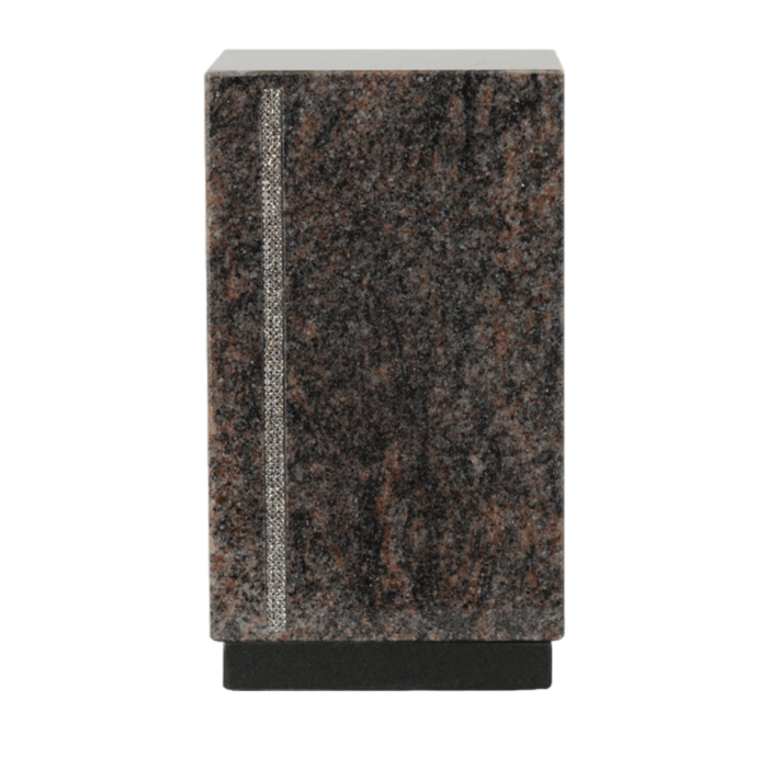 Urne personnalisable granit Himalaya strass