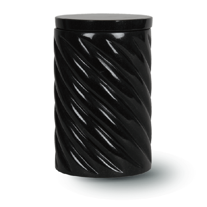 Urne PERSONNALISABLE granit sculptée Marlin