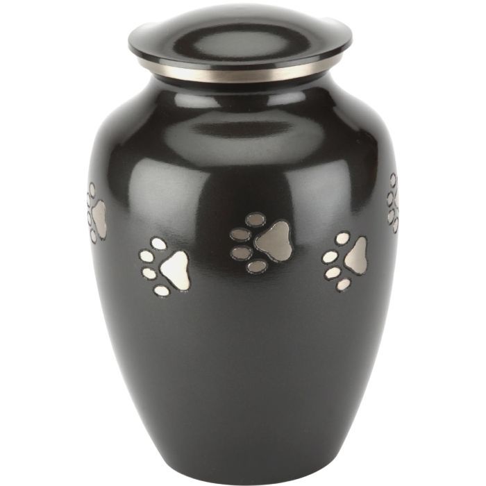 Urne noire pattes - grand chien