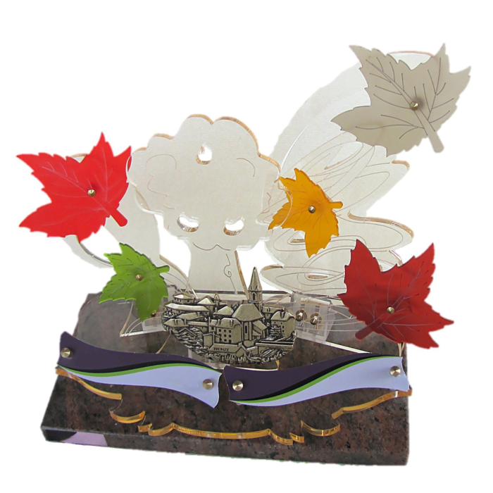 Plaque plexiglas Automne 28x37cm