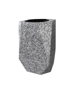Petit vase carré - gris
