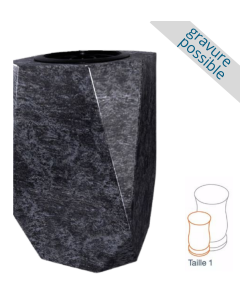 Petit vase carré - massblue