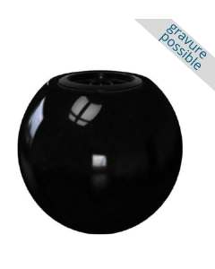 Vase boule - Noir Fin