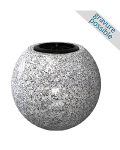 Vase boule - Gris