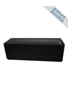 Jardinière assemblée - noir fin