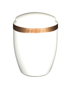 Urne frise blanche