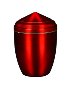 Urne liseret doré bordeaux