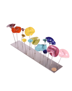 Champs de fleur - Arc en ciel 45x15x15cm