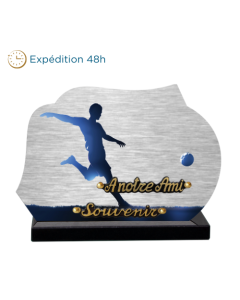 Plaque dibond forme football
