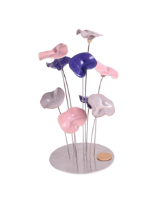 Rond 9 fleurs - Palette romantique 16x30cm