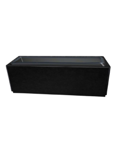 Jardinière assemblée - noir fin
