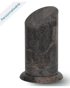 Urne PERSONNALISABLE granit colonne himalaya