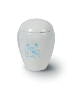 Urne enfant - ourson bleu