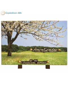Plaque imprimée cerisier 20x30cm