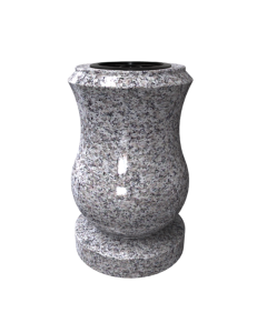 Petit vase tulipe - gris