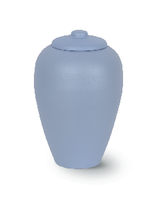 urne soluble argile bleu