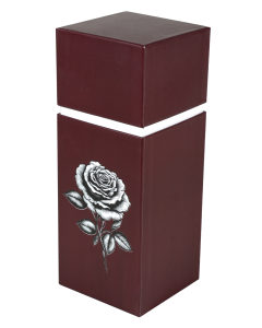 Urne dispersion carrée motif rose