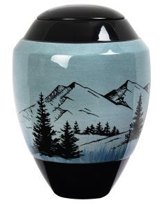 Urne Montagne Bleu