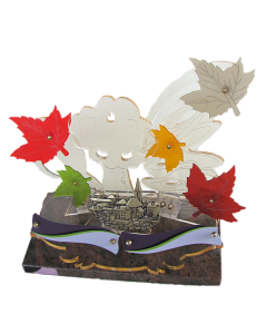Plaque plexiglas Automne 28x37cm