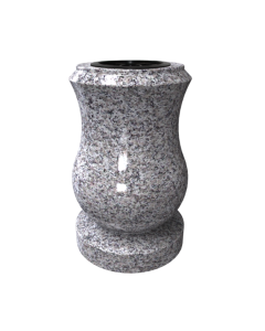 Grand vase tulipe - gris
