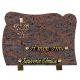 Plaque forme bronze croix 18x25cm vue 1