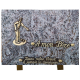 Plaque bronze bouliste 18x25cm vue 1