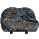 Plaque nuage bronze main blé 20x30cm vue 1