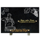 Plaque gravure vigneron 20x30cm vue 1