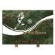 Plaque gravure footballeur 20x30cm vue 1