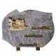 Plaque forme bronze maison 25x35 cm vue 1