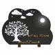 Plaque forme gravure arbre de vie nuage soleil 25x35cm vue 1