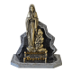 Statue Vierge Marie granit bords bruts 30x34cm vue 1
