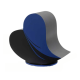 Urne coeur bleu vue 1