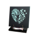Plaque plexiglas arbre et coeur 32x28cm vue 1